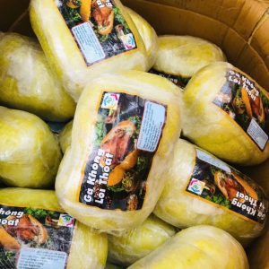 Gà bó xôi không đầu