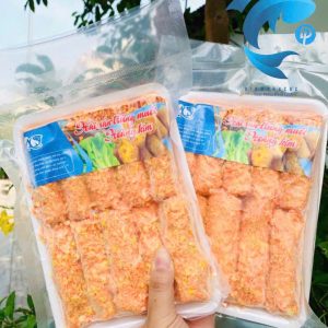 Chả giò hải sản trứng muối hoàng kim